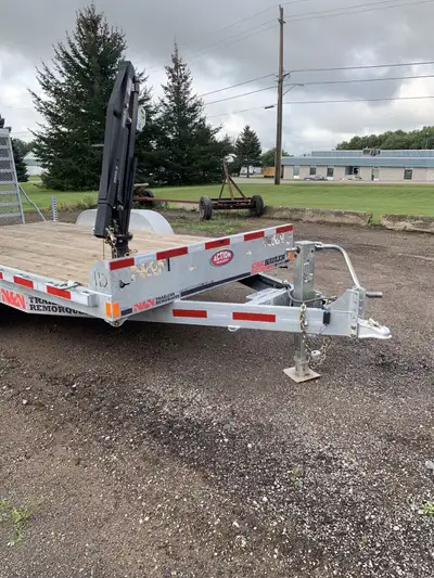 Heavy duty trailer for rent. 16 ft long and 80 inches between wheel wells. 11,300 lbs payload. $125...