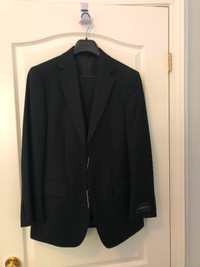 Black Pinstripe Van Heusen 2 Piece Suit