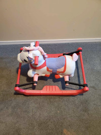 RADIO FLYER PLUSH ROCKING HORSE GREAT CONDITION ONLY $30.00
