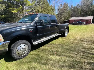2002 f450 2 wheel drive 7.3 diesel Rear air ride suspension Ts6 tuner New tires Comes with flat bed...