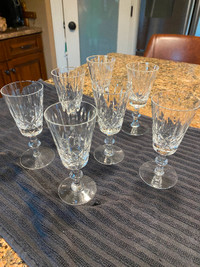 Crystal Cordial Glasses