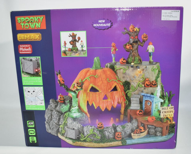 Lemax Spooky Town - Isle Of Creepy Jacks- Brand New in Box! in Holiday, Event & Seasonal in Brandon