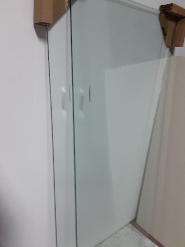 TWO BRAND NEW 4 FT. X 22.5" GLASS DOORS FOR SALE Bookcases