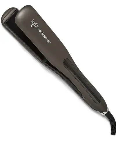 One Stroke Flat Iron 1.5 inch hair straightener Tourmaline and Japanese Ionic-Ceramic minerals Fast...