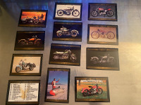 HARLEY DAVIDSON MOTO VINTAGE CARDS 1992 LOT