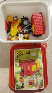 Fabuland auto bus construction toy kit in the original box
