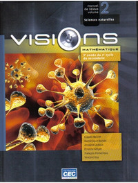 Visions - Mathématique - 3e année 2e cycle du sec. SN - Manuel 2