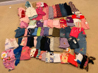 HUGE BRAND NAME Size 4 Girls Clothing Lot - Over 75 items!!