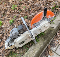 Stihl TS 350 Cut Off Concrete Saw. For parts. 