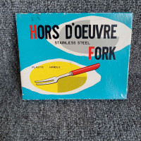  1 kit de petites fourchettes à hors d'oeuvre vintage