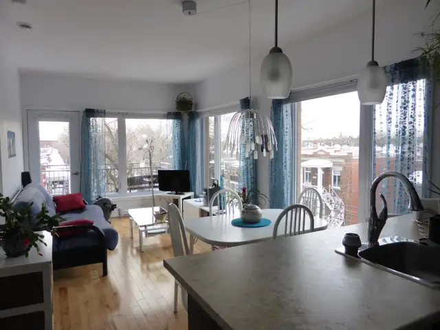 CONDO 3 1/2 Rosemont/Masson Location temporaire clés en main