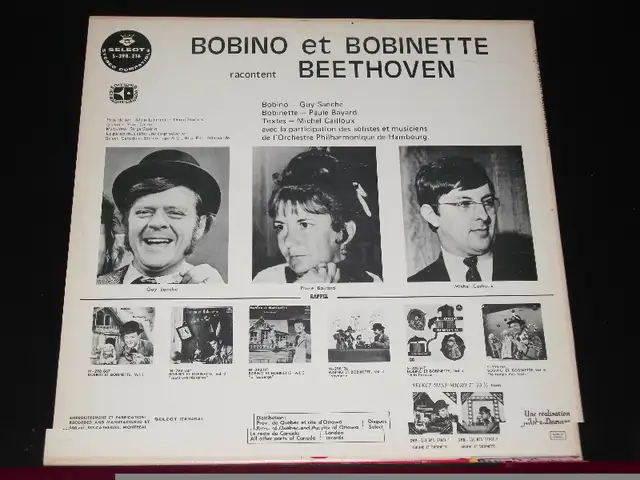 Bobino Et Bobinette – Racontent Beethoven (1972) LP in CDs, DVDs & Blu-ray in City of Montréal - Image 3