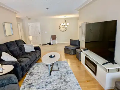Spacious and beautifully maintained fully furnished 2-bedroom, 2-bathroom condo available in a quiet...