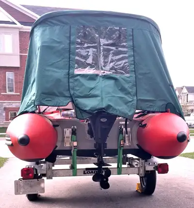 BOAT, MOTOR and TRAILER, almost brand NEW, used from the past few years about 10 times. Kept in gara...