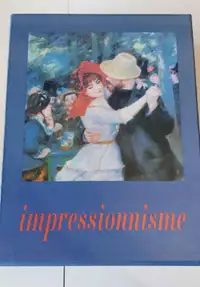 Coffret 2x livres Impressionnistes (mouvement de peinture)