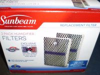 Sunbeam and Bionaire 2pack Humidifier Filters, NEW