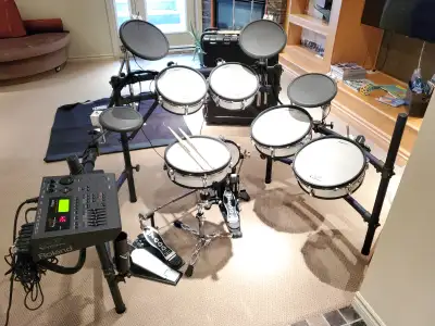 Rolland TD-10 Drum Set with Touring Case and Rack Bag, ETC.. $3,, View more