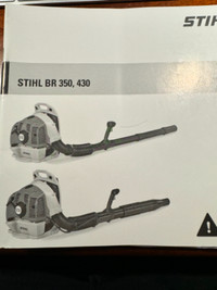 Stihl Blower (BR430) and Brushcutter (FS56)