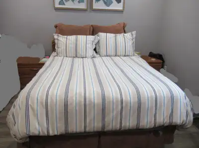 Queen Duvet Cover and Two Pillow Shams (81” x 83”), View more