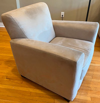 Chair Fabric Arm Chair Single - Beige