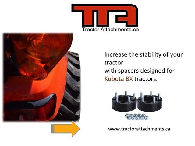 BACK WHEEL SPACERS FOR KUBOTA BX in Other in Ottawa