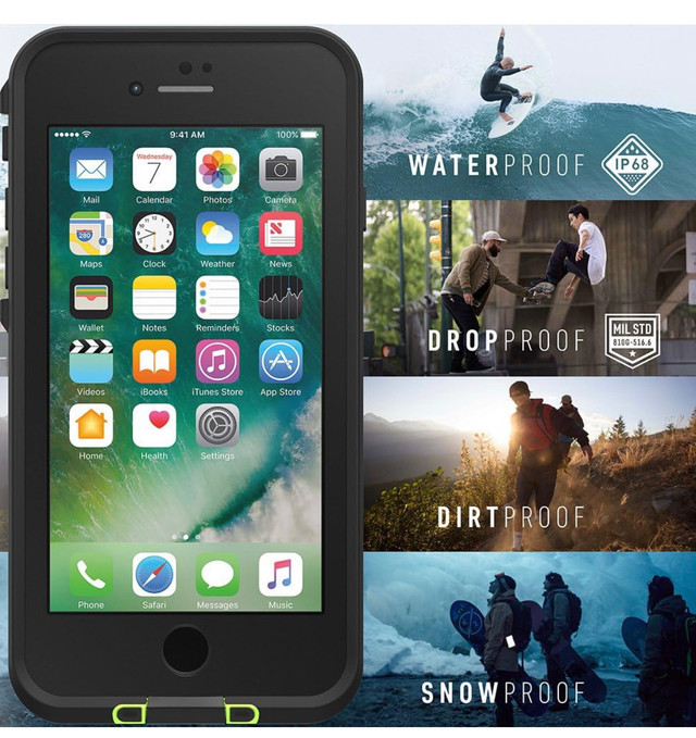 Lifeproof Waterproof Phone Case IPhone 6 7 8 10 X 11 Pro Max + in Cell Phone Accessories in St. Catharines - Image 2