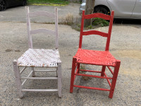 4 chaises antiques