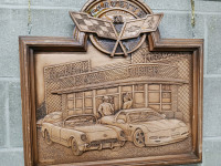 Kim Murray Corvette Carving