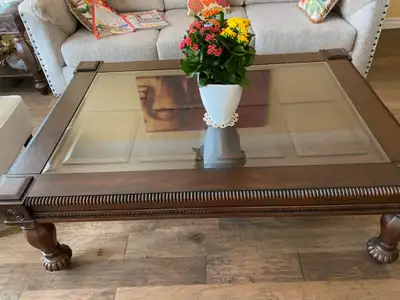 Coffee Table: The coffee table serves as the centerpiece of the living room, exuding both style and...