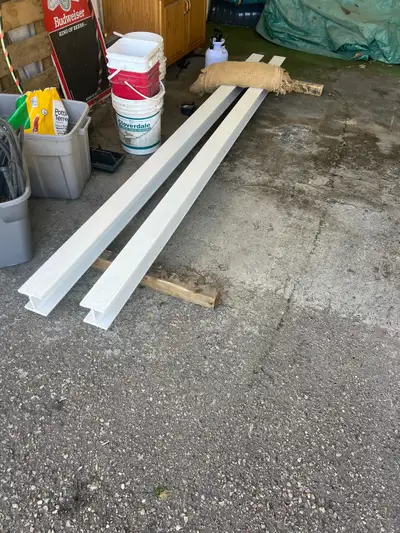 4”x4”x10” painted steel beams. New, never used. Offers.