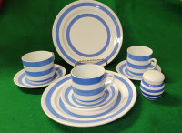 Vintage Irish Carrigalin plates Arklow pottery and Cornish ware