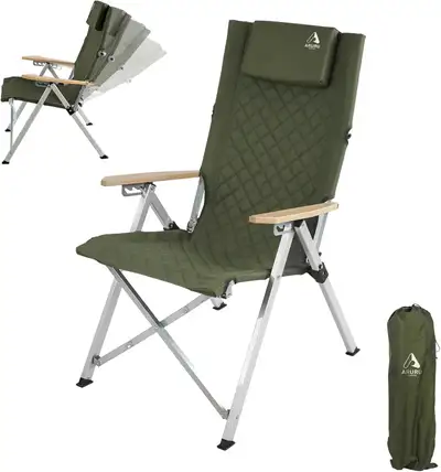 Aluminum Reclining Camping Chair, Heavy Duty Folding Chairs, View more