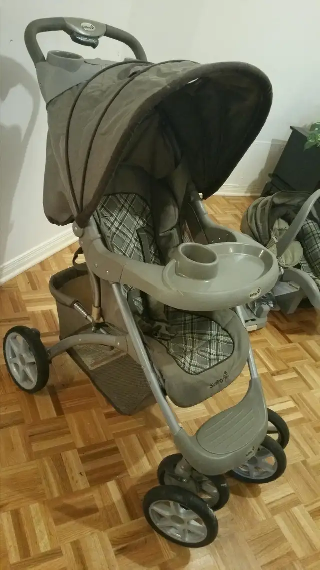 poussette et un siège d’auto pour bébé/troller and an infant car in Strollers, Carriers & Car Seats in West Island - Image 4
