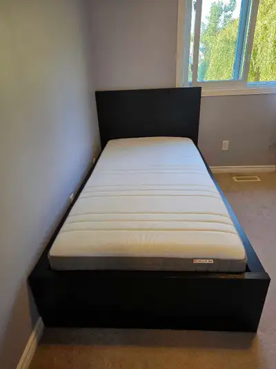 IKEA Single Bed Frame + mattress, View more