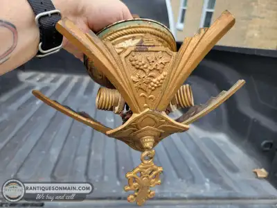 Antique Art Deco Light Fixture, View more