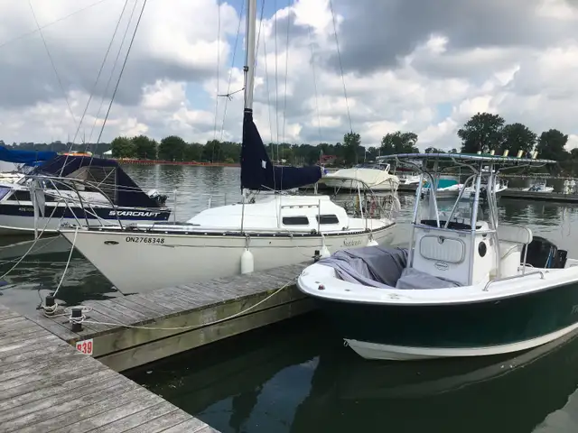 Electric 1981 MIRAGE 27 (Perry) Sailboat & Trailer in Sailboats in Leamington - Image 4
