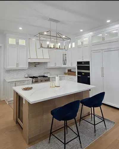 floating vanity kitchen cabinets quartz countertop , View more
