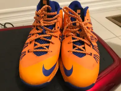 2013 Nike Air Max LeBron Low Sneakers Shoes Men's Size 10 Orange, View more