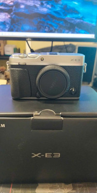 Fujifilm XE3 body, open box.