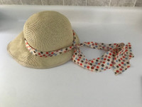 Women's / Girl's - Sun Straw Hat - Colourful Ribbon