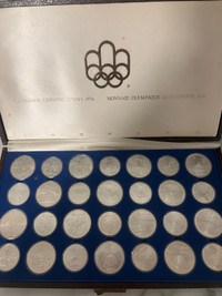1976 .999 pure sterling silver Olympic coins