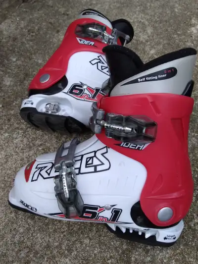 Junior Ski Boots Adjustable Size 190-220 & 250mm 2 pairs, View more