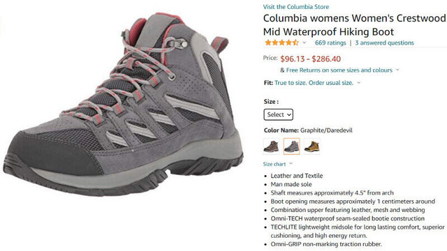 Women's Hiking Boots in Women's - Shoes in Calgary - Image 2