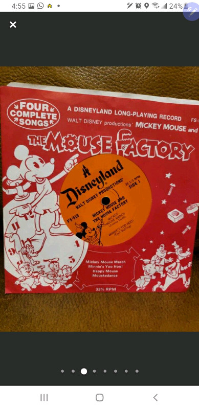 Disneyland box set 33 1/3 RPM 24 songs dans CD, DVD et Blu-ray  à Laval/Rive Nord - Image 3