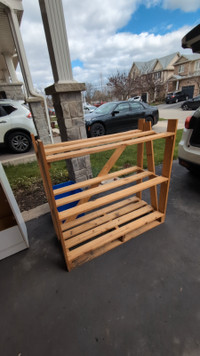 Garage storage frame