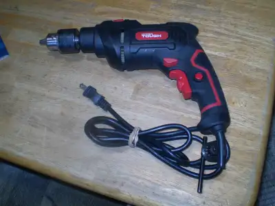 HAMMER DRILL-1/2 INCH HYPER TOUGH-VARIABLE SPEED-REVERSIBLE-$30, View more