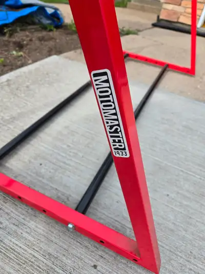 The MotoMaster Wall Mount Tire Rack is a solution to storing heavy-duty, off-season and recreational...