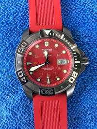 Swiss Army Watch - Divemaster 500 Red - Full Auto.