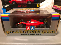 JEAN ALESI 1:20 TAMIYA FERRARI w/ display case 