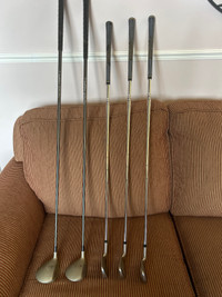 Arnold Palmer 5 and 7 wood and Armour 3,4 and 5 iron